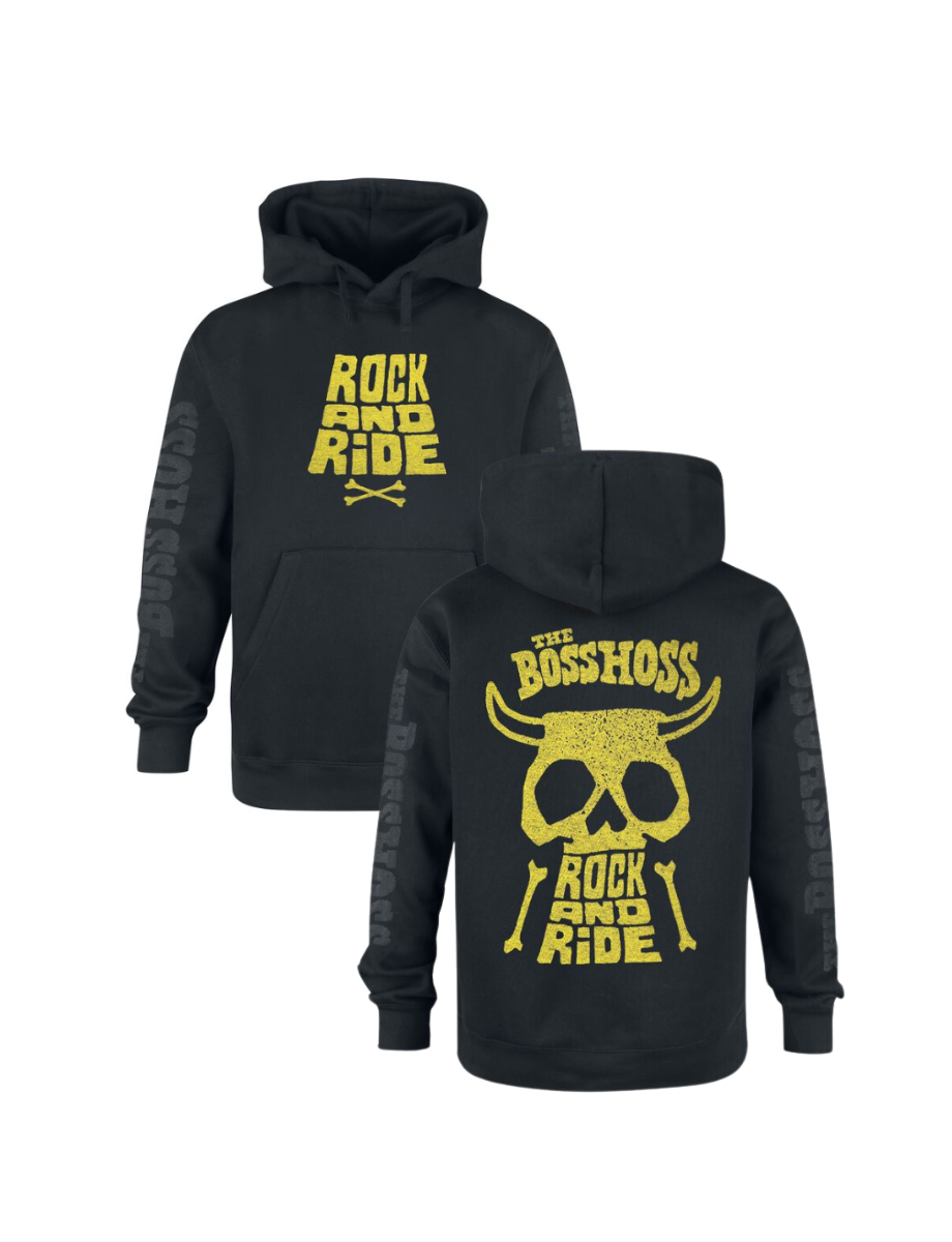 The BossHoss Rock n' Ride Hoodie Unisex Kapuzenpullover schwarz